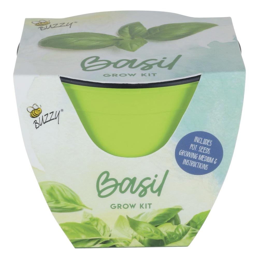 Buzzy Seeds Complete Basil Grow Kit NWT